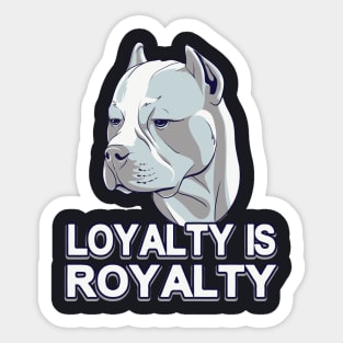 American Staffordshire Terrier Loyalty Sticker